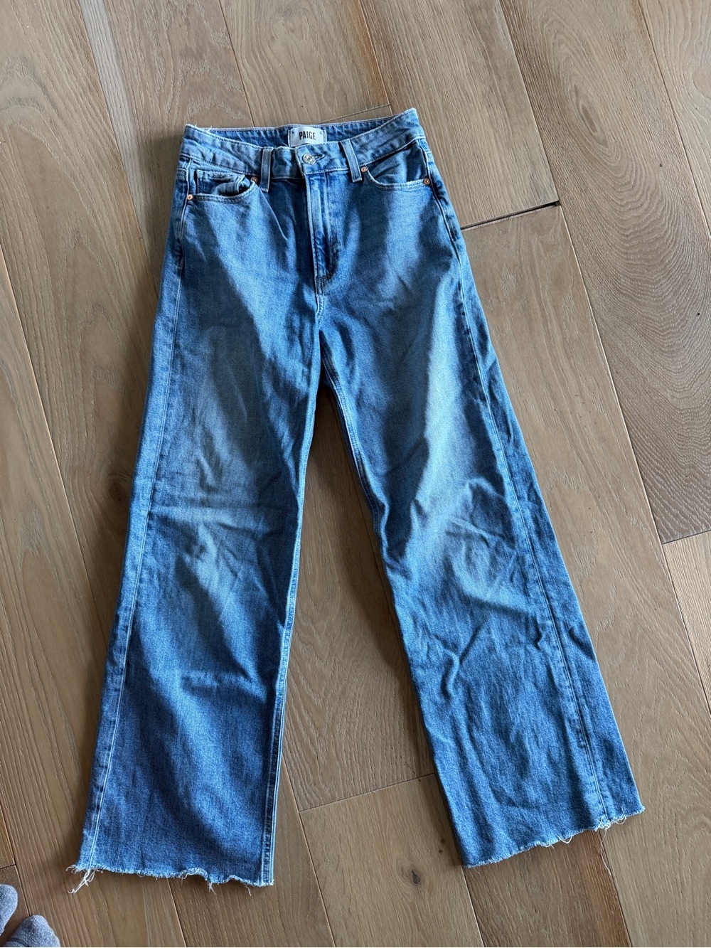 PAIGE Wide Leg Jeans